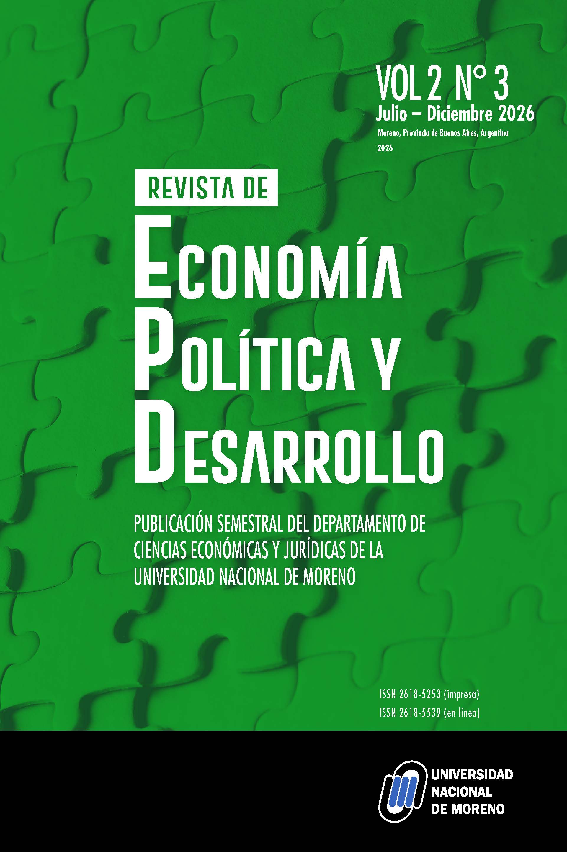 					Ver Vol. 2 Núm. 3: REVISTA DE ECONOMÍA POLÍTICA Y DESARROLLO
				