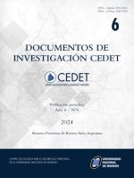 					Ver Núm. 6 (6): DOCUMENTOS DE INVESTIGACIÓN CEDET 
				